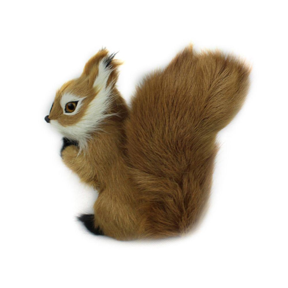 Model Toys Dolls Simulation Squirrel Squirrel Plush Doll Squirrel Stuffed Toys Animal Plush Toys