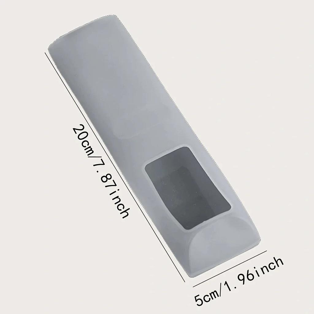 1pc-Silicone Cover Case Transparent Remote Control Cover for TV Air Conditioner Dustproof Protective Case