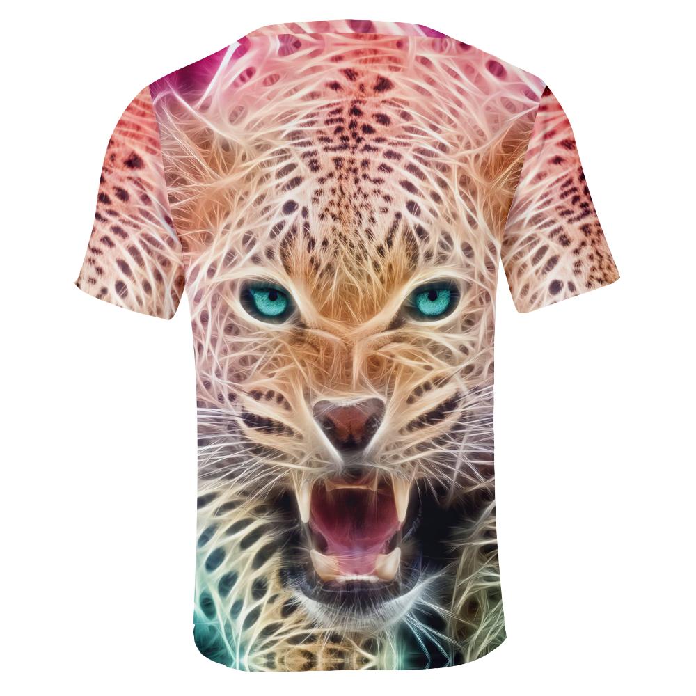 Футболки с леопардовым принтом, семейные рубашки для родителей и детей для мужчин и детей, повседневный стильный мужской костюм для подростков