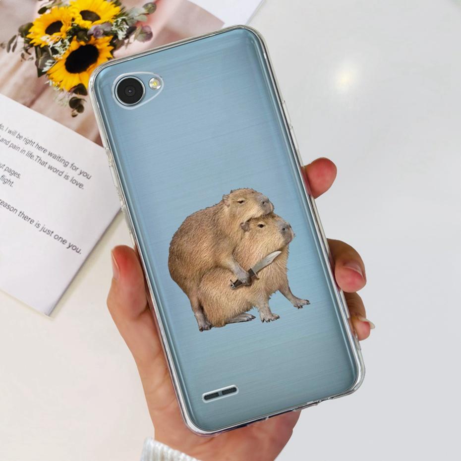 For LG Q6 Q6a Q6+ M700 X600K X600L X600S Cute Flower Cat Painted Phone Case For LG Q6 Plus Q 6 Alpha Soft Silicone TPU Cases