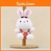 Sunglasses Strap Pants Rabbit Plush Keychain Animal Toy Cute Doll Bag Pendant