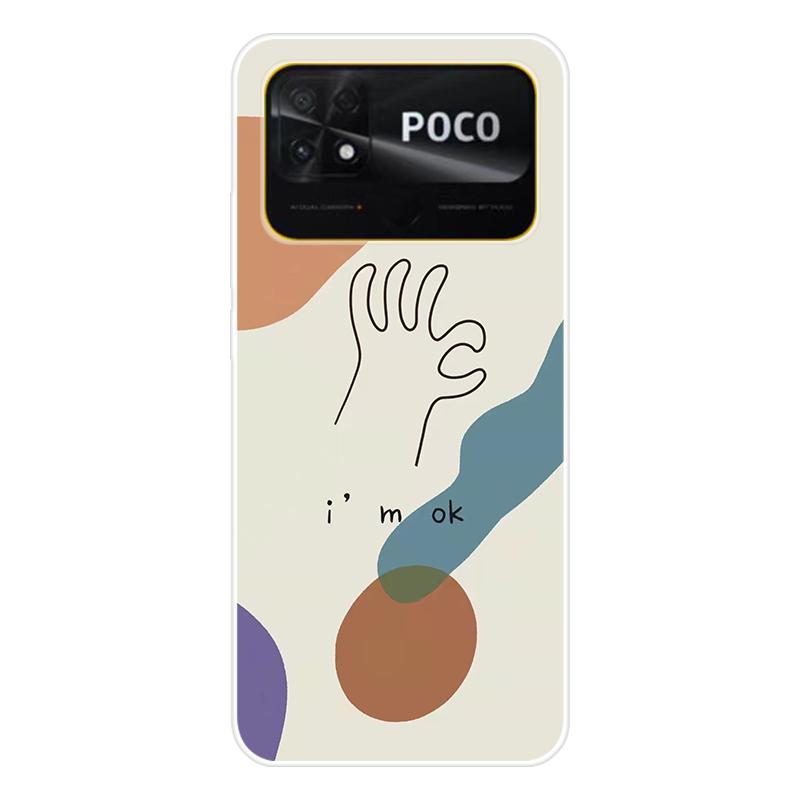 Для Xiaomi Poco C40 C 40 Чехол Мягкая силиконовая задняя крышка Мультяшный чехол для телефона Разнообразие