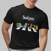 The Starters Pokemon Parody T-Shirt Funny Abbey Road Graphic Tee Unisex Gamer