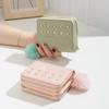 Soft Plush Ball Woman Clutch Wallet Rivets Square Card Bag Causal Women Long Purse Outdoor