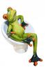 Frog in an Armchair Figurine