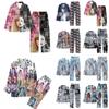 Women's Fashion Daily Versatile Casual V-Neck Long Sleeve Printed Top