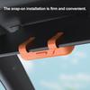 Car Visor Clip-On Storage Eyewear Case with Box Sun Visor Push-Open Cover Dustproof