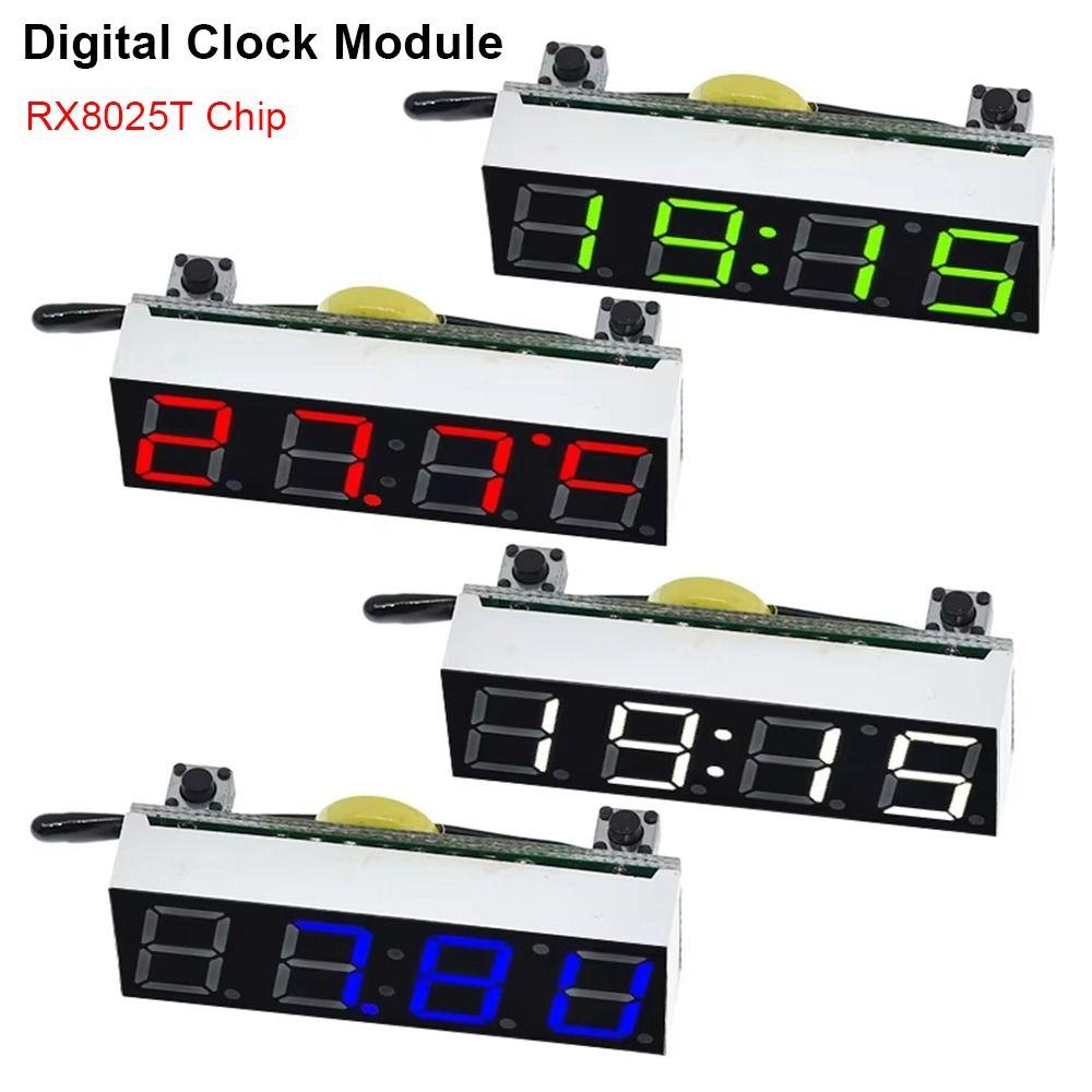 1Pcs DC 5-30V Temperature Voltage Module 3 In 1 RX8025T Chip New Digital Clock Module For Arduino