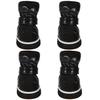 4 Pcs Waterproof Winter Pet Dog Shoes Anti-slip Puppy Snow Boots Leather Dog Footwear Warm Shoes For Small Dogs Cats Chihuahua