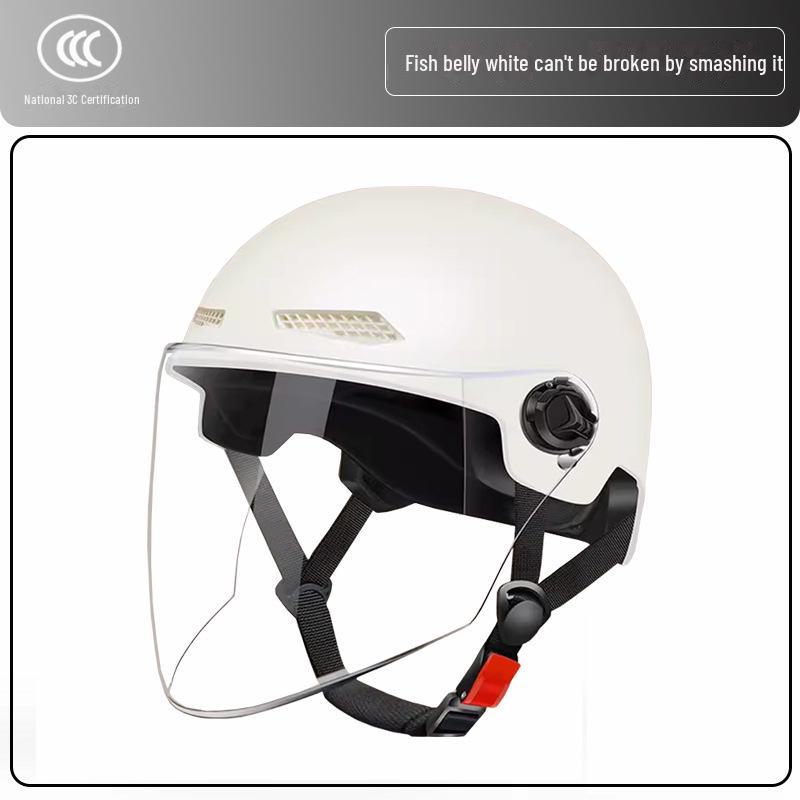 Легкий шлем для электровелосипеда, сертифицированный 3C, для мужчин и женщин — летняя защита от солнца, полушлем