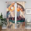 Разделение Пейзаж Искусство Окно Шторы для комнаты 2 Панельные затемняющие шторы Тюль для спальни Домашний интерьер Шторы Гостиная Камера
