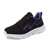 Летняя женская обувь универсальная дышащая легкая спортивная обувь для бега дышащая повседневная дорожная обувь черная рабочая обувь женская