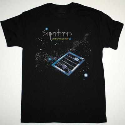 Винтажная футболка группы Supertramp, музыкальный тур, тяжелый хлопок, S-234XL, унисекс, черная