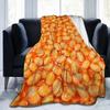 Delicious Food Pattern Soybean Paste Flannel Blanket 3D Fashion Throw Blankets for Bedspreads 200x150cm Lightweight
