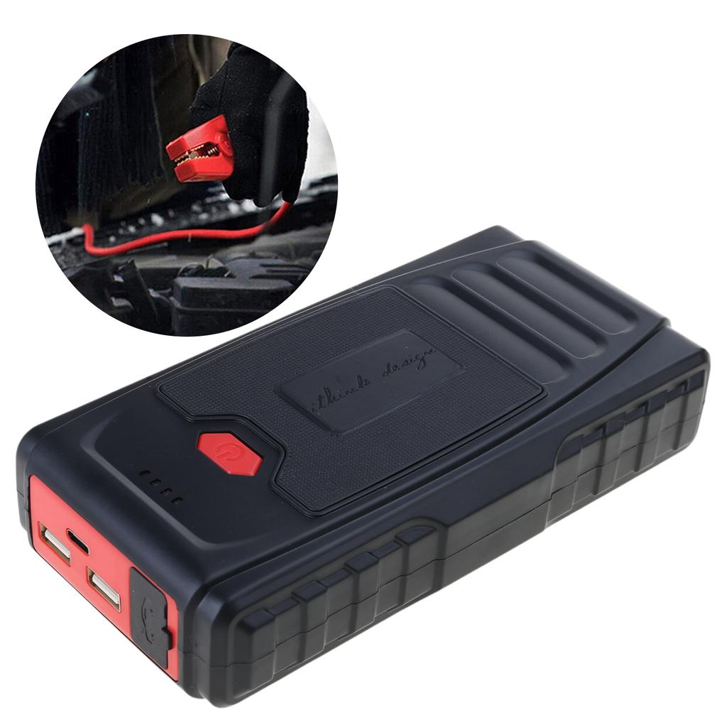 Автомобильный стартер Power Bank Pack Портативный автоматический усилитель аккумулятора Быстрые зарядные устройства 12 В Аварийное устройство со светодиодной подсветкой