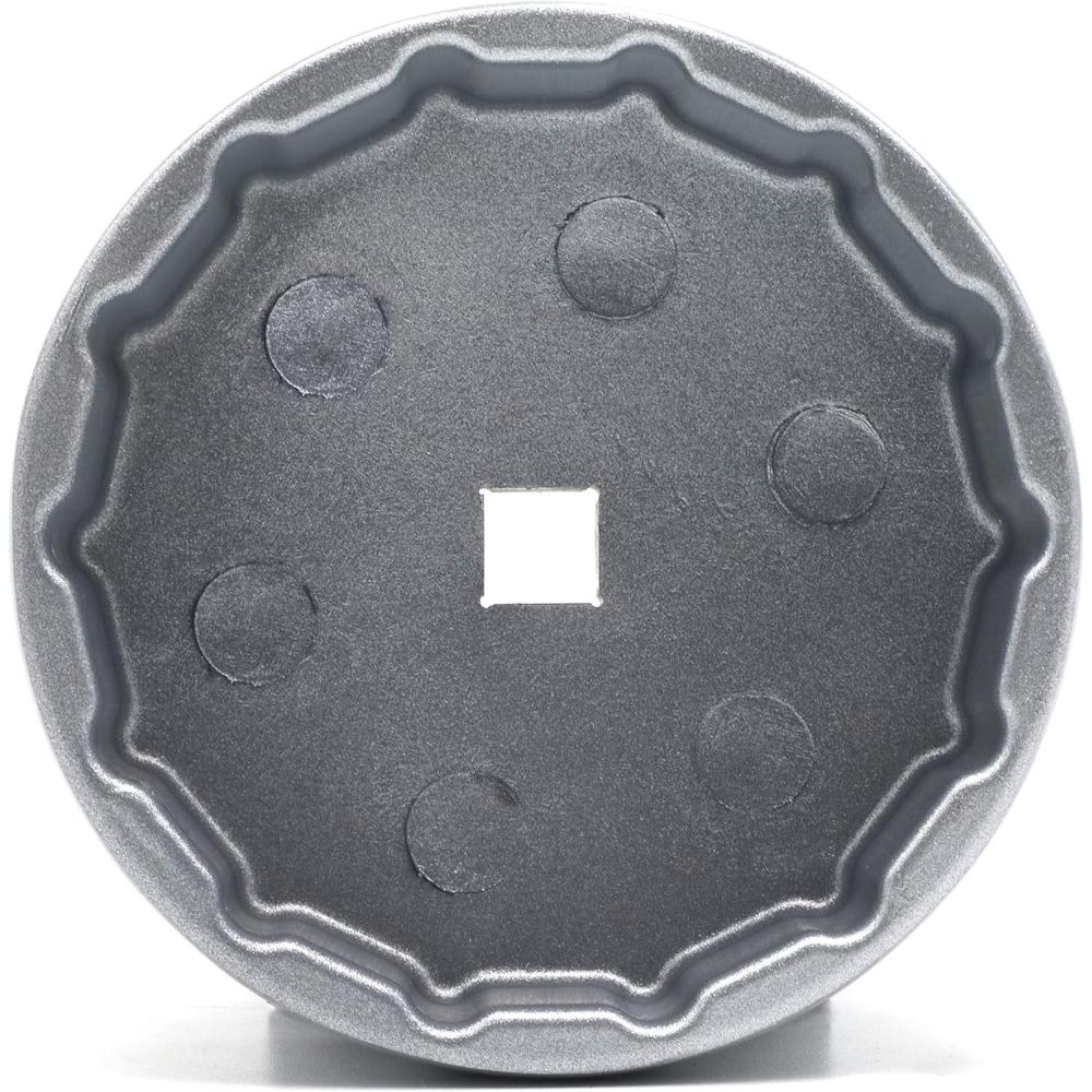 Алюминиевый 74 мм Автомобильный ключ-головка для масляного фильтра Инструменты для снятия Метрическая система Стальной съемник головок Чашка-колпачок Ключ для масляного фильтра