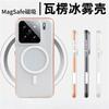 Магнитный чехол для Xiaomi 15 14 13 Pro Mi 15 5G Для MagSafe Матовый Прозрачный Полоска для багажа Тонкая задняя крышка Ударопрочный бампер