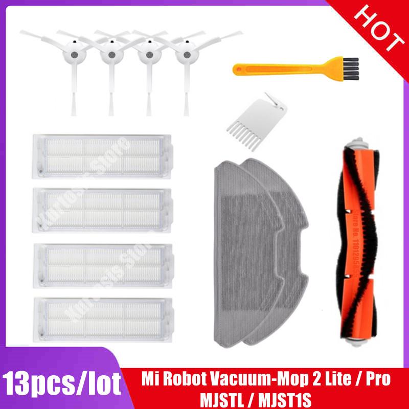 Для Xiaomi Mi Robot Vacuum-Mop 2 Lite / Pro / MJSTL / MJST1S Робот-пылесос Запасные части Основная Боковая щетка Hepa-фильтр Ткани для швабры