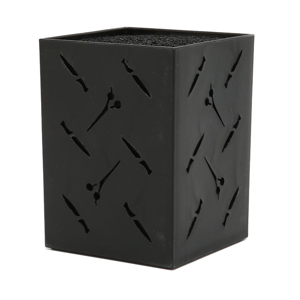 Hollow Design Scissors Storage Box Slip Proof Base Barber Tools Organizer  For Professional Salon