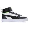 Puma Caven Comfortable Mid-Top Sneakers Unisex Sneakers Black White Green 385843-11