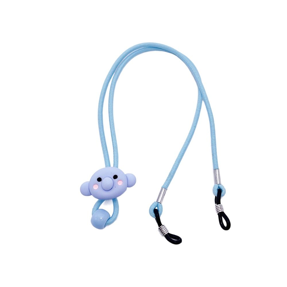 Elastic Hanging Neck Glasses Chain Anti-Lost Cartoon Glasses Rope Christmas Gift Kawaii Ear Hook Holder Girl Boy