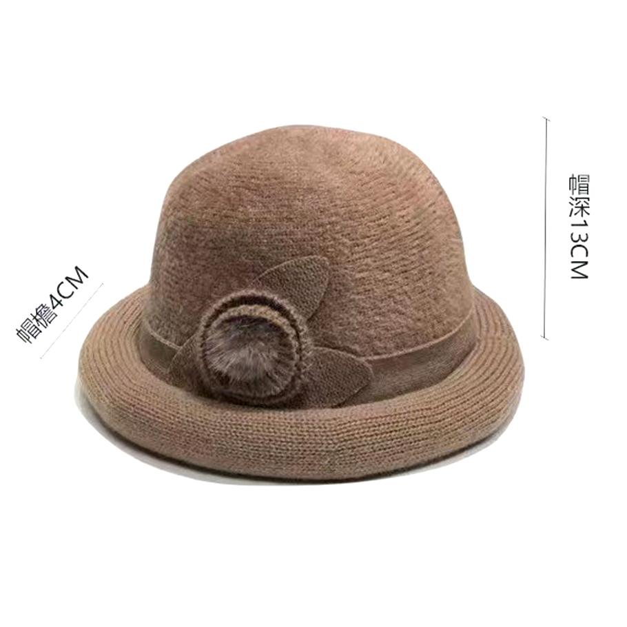 Женская зимняя панама, элегантная ветрозащитная шляпа с цветочным узором, ультра-толстая, сохраняющая тепло, осенне-зимняя шапка из искусственного меха