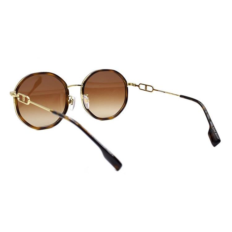Burberry B. Monogram Exclusive Logo Pattern Series Trendy Sunglasses 3127D Women sunglasses Tortoise Gold B3127-D-1109/13-57