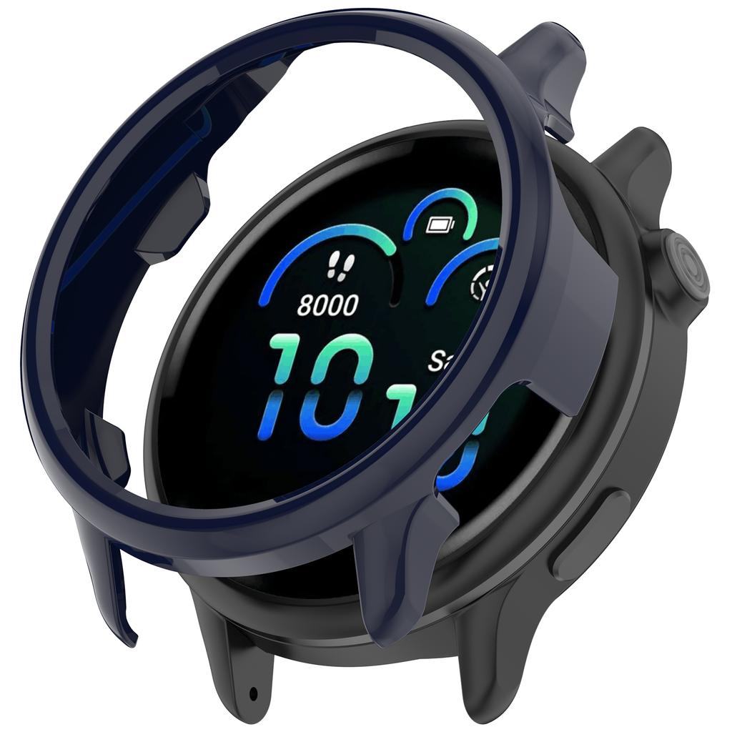 For Garmin Vivoactive 6 Half Coverage Hollow-Out Protective Cover PC Watch Frame Case