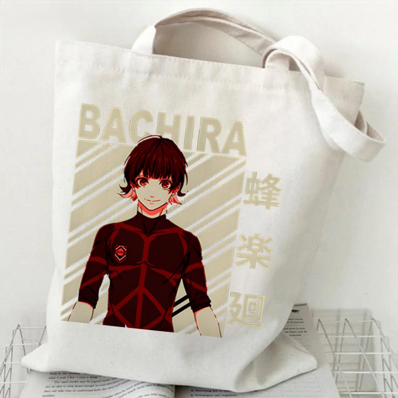 Сумки на плечо в стиле аниме для женщин, синяя сумка-тоут с принтом замка, многоразовые сумки для покупок, холщовые сумки