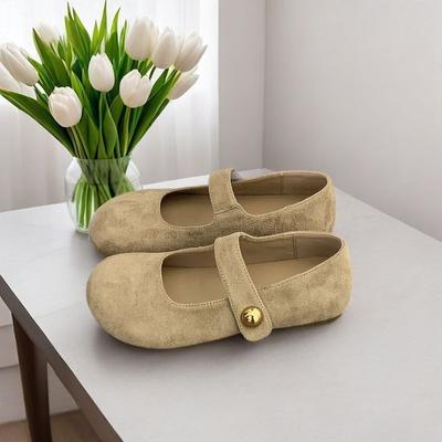 Женские туфли Мэри Джейн на плоской подошве, новая весенне-летняя коллекция, одинарные туфли, ретро бабушкины туфли-бини