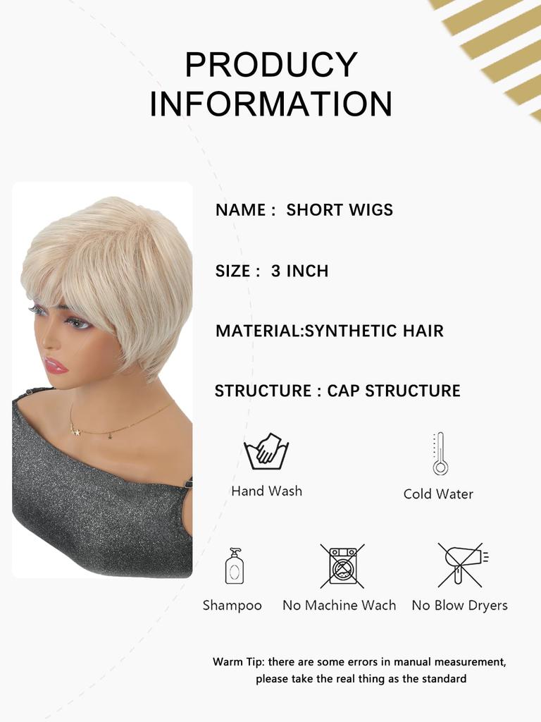 Элегантные женские светло-золотистые короткие прямые волосы стимулируют воздухопроницаемость и термостойкую внутреннюю сетку, подходящую для повседневного ношения.