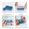 1/3pcs Big Ice Tray Ice Cube Mold Square Shape Ice Cream Maker Tray for Whiskey Cocktails DIY with Lid Silicone Kitchen Tools