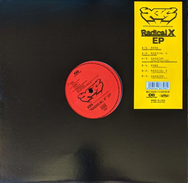 12inch Record XBS Radical X EP RR1288398 Cutting Edge 2003 Japan Rap HipHopRB Used