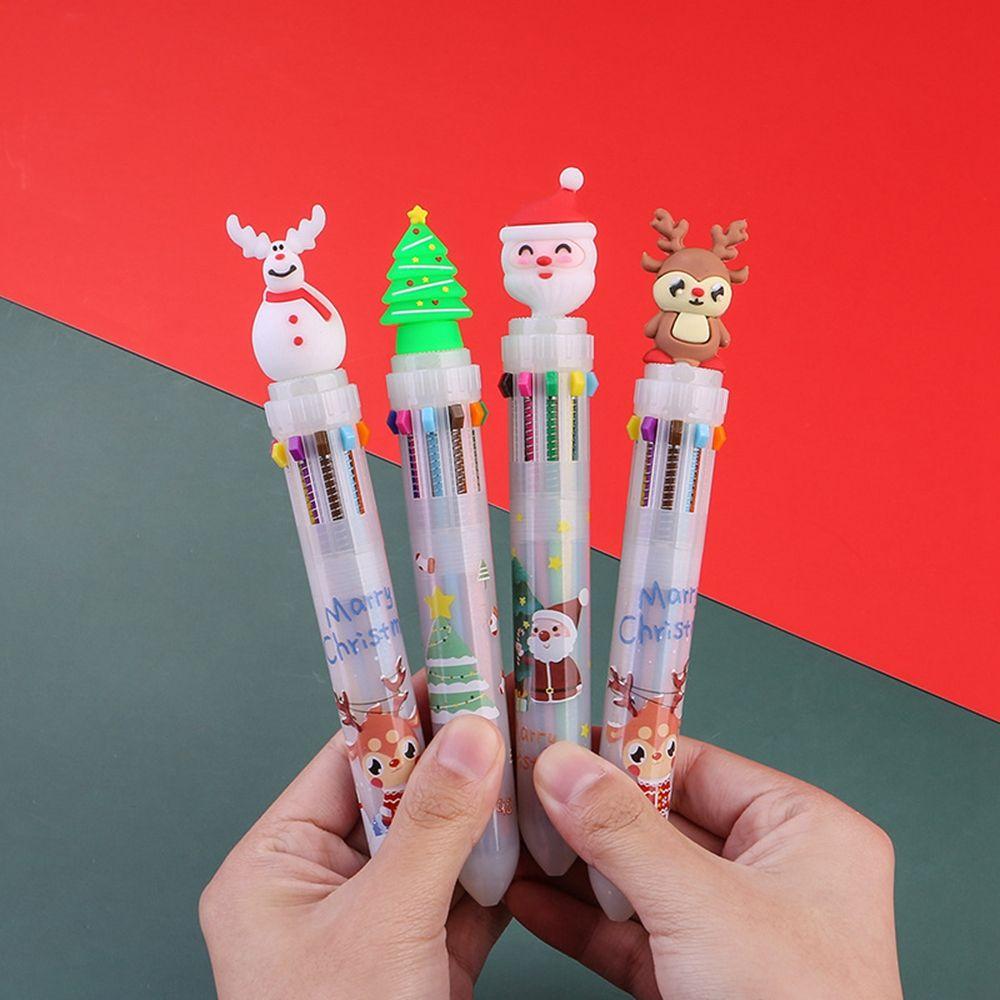 Tree Reindeer Christmas Decor Santa Claus Kids Gift Stationery Gel Pen Ballpoint Pen Neutral Pens