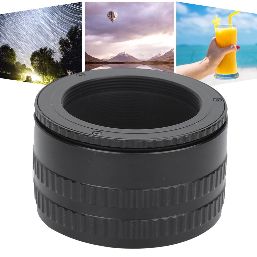 M42-M42 Thread Ring Adapter 36mm-90mm Macro Extension Tube Black Aluminium Alloy
