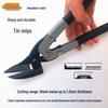 Industrial Grade Stainless Steel Tin Snips for Cutting Diamond Mesh - Heavy Duty Anti-theft Screen Shears