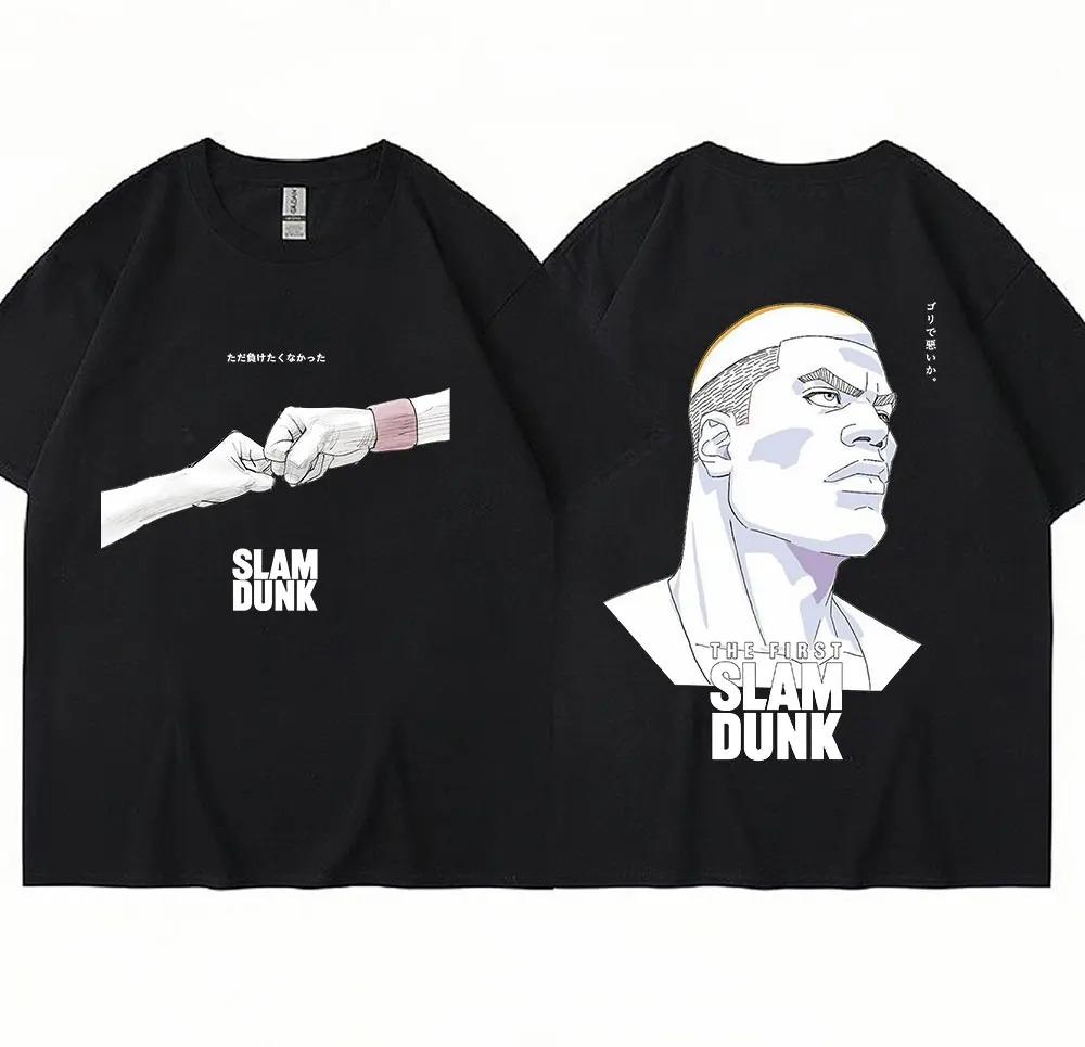 Новая футболка Футболка Slam Dunk Футболка Аниме Ryota Miyagi Футболки унисекс Женская баскетбольная команда Короткий рукав Оверсайз Корейская уличная одежда