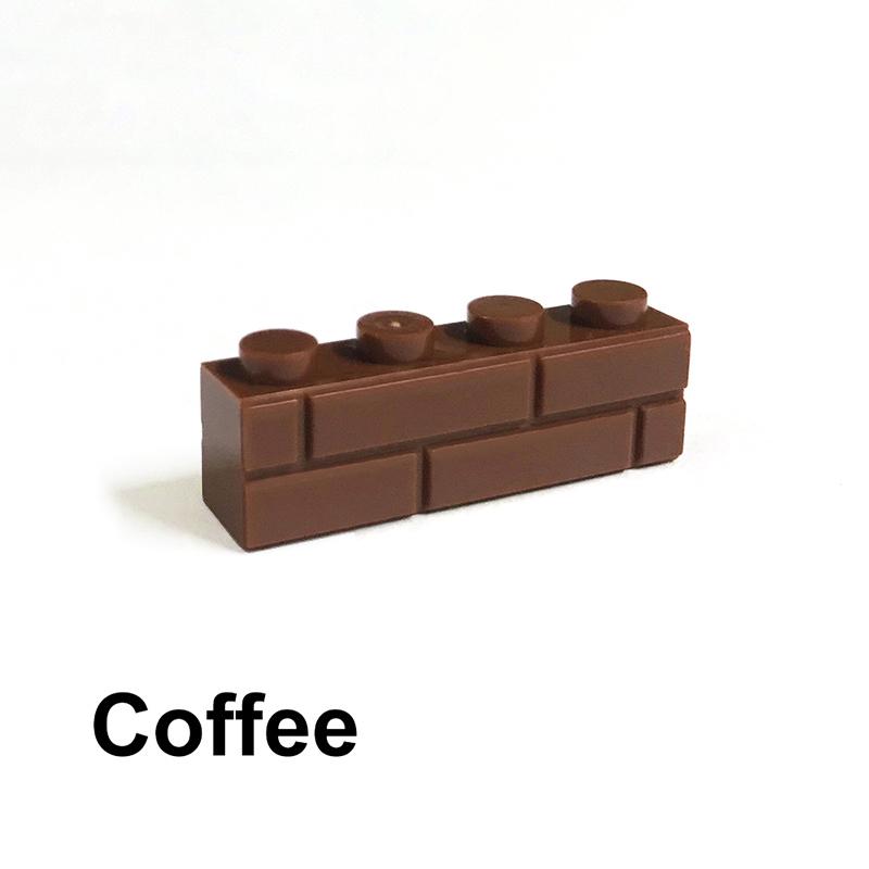 Конструктор Bricks DIY Образовательный Творческий Совместимый с Точками 200 шт. Толстый 1x4 Стена Фигурки Строительные Блоки Размер С 15533 для Детей