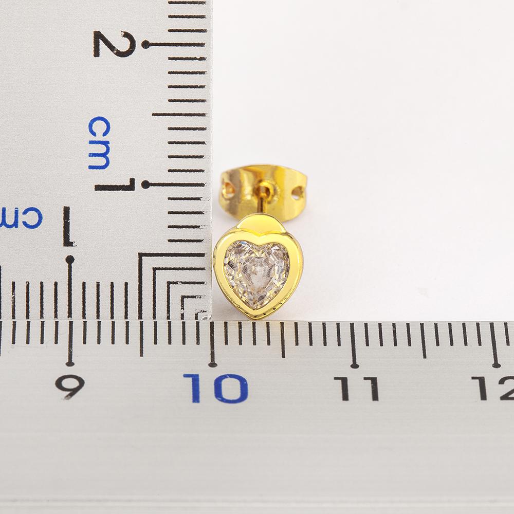 Nidin Новые Модные Классические Дизайнерские Серьги-Пуссеты с Подвеской в Форме Сердца для Женщин Блестящие Кристаллы Циркония Ювелирные Изделия для Ушей Подарки на День Рождения