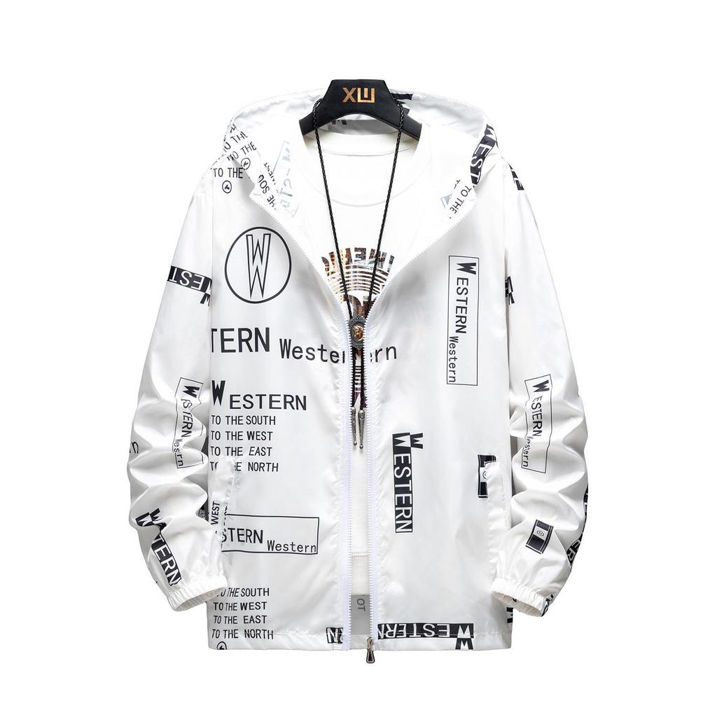 Мужская куртка-кардиган с тонкими секциями и застежкой-молнией, весна-лето 7XL, черно-белая, с капюшоном