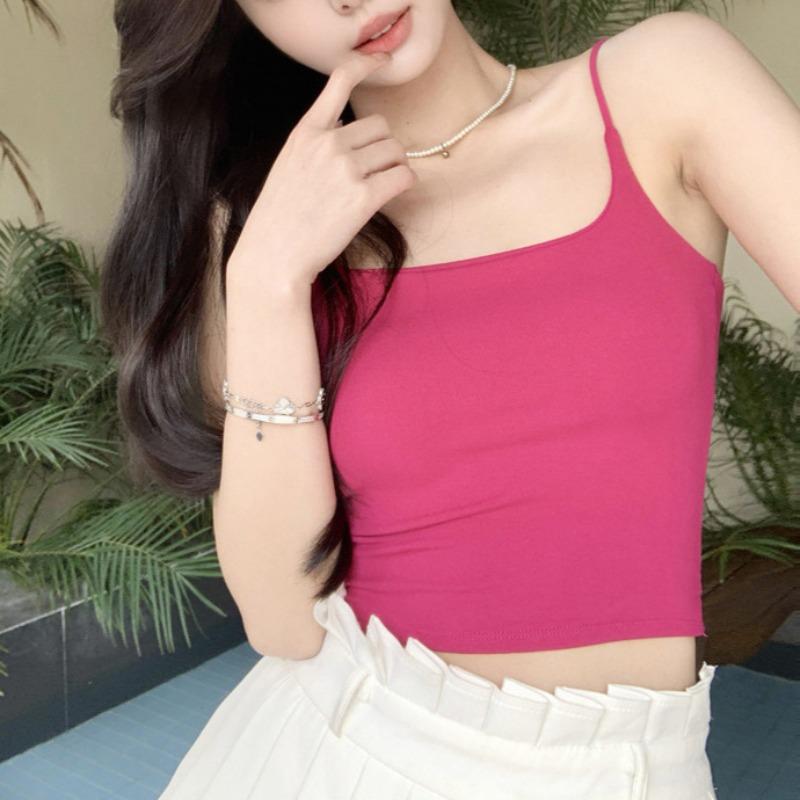 Летний женский жилет Design Sense Camisole Vest Модная женская уличная одежда для девочек Топы-майки