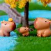 Cute Capybara Mini Figure Blind Box Decorations Resin Craft Toy Car Desk Ornament