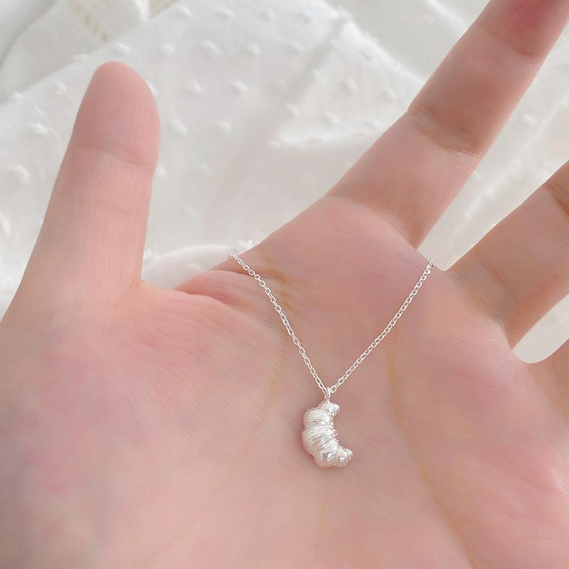 Минималистичное ожерелье-сумка в виде коровьего рога для женщин Niche Collarbone Chain Ins Air-cooled Light Wind Neck Chain