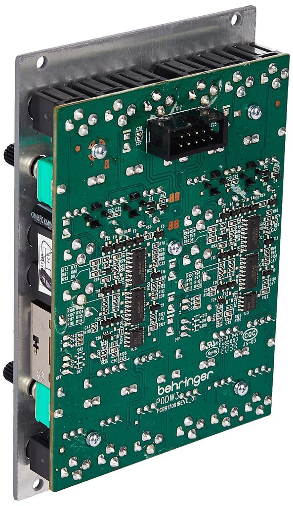 Behringer Аналоговый модульный синтезатор Eurorack, совместимый с Eurorack, аналоговый двойной VCF-модуль SYSTEM100 Series 121 DUAL VCF, серый