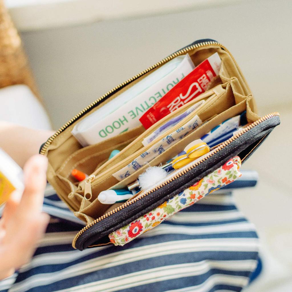 Hobonichi Drawer Pouch, Sister, Black