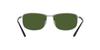 RB3671CH Sunglasses BLACK ON DARK GREEN LENS 60 Ray-Ban Men's SILVER/POLAR
