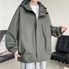 Casual Jacket Men's Spring Coat All-match Loose Hooded Jacket Spring and Autumn New Men's Top