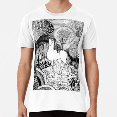 Последний единорог в лесу Футболка S-5XL Лучшая футболка