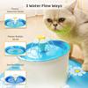 1.6L54OZ Фонтанчик для воды для домашних животных с 3 фильтрами 1 силиконовый коврик Автоматический питьевой фонтанчик для кошек с 3 фильтрами