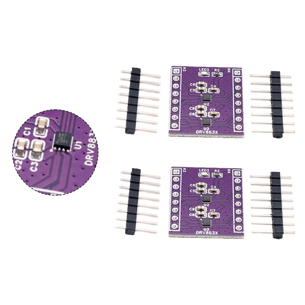 2 шт. Модуль управления одним/двойным двигателем DRV8837 Подходит для DC-двигателей 1,8 А Для микроконтроллера Arduino Плата драйвера двигателя